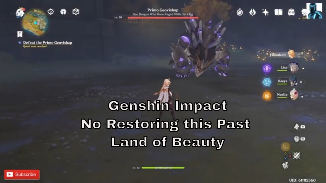 Genshin Impact - No Restoring this Past Land of Beauty