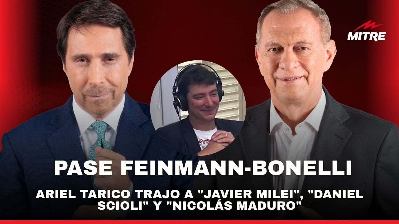 Tarico trajo a “Javier Milei”, “Daniel Scioli” y “Nicolás Maduro” al Pase de Feinmann y Bonelli