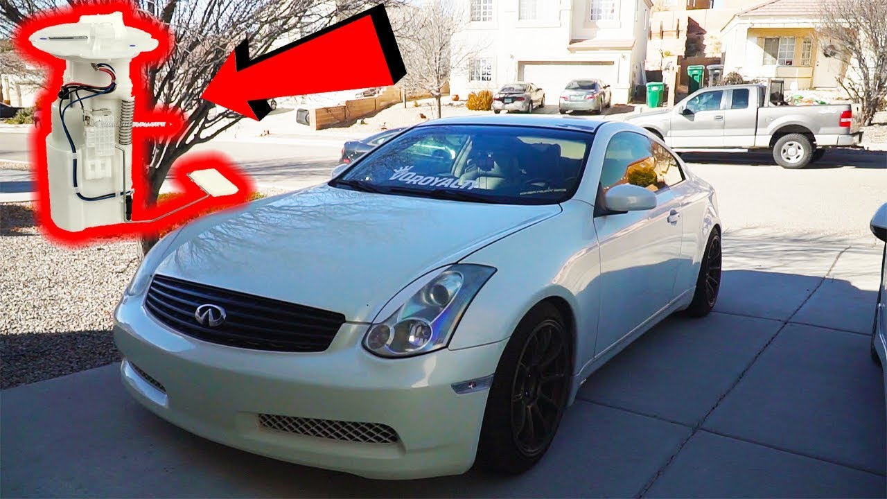 G35 COUPE FUEL LEVEL SENSOR FIX (GAS GAUGE)