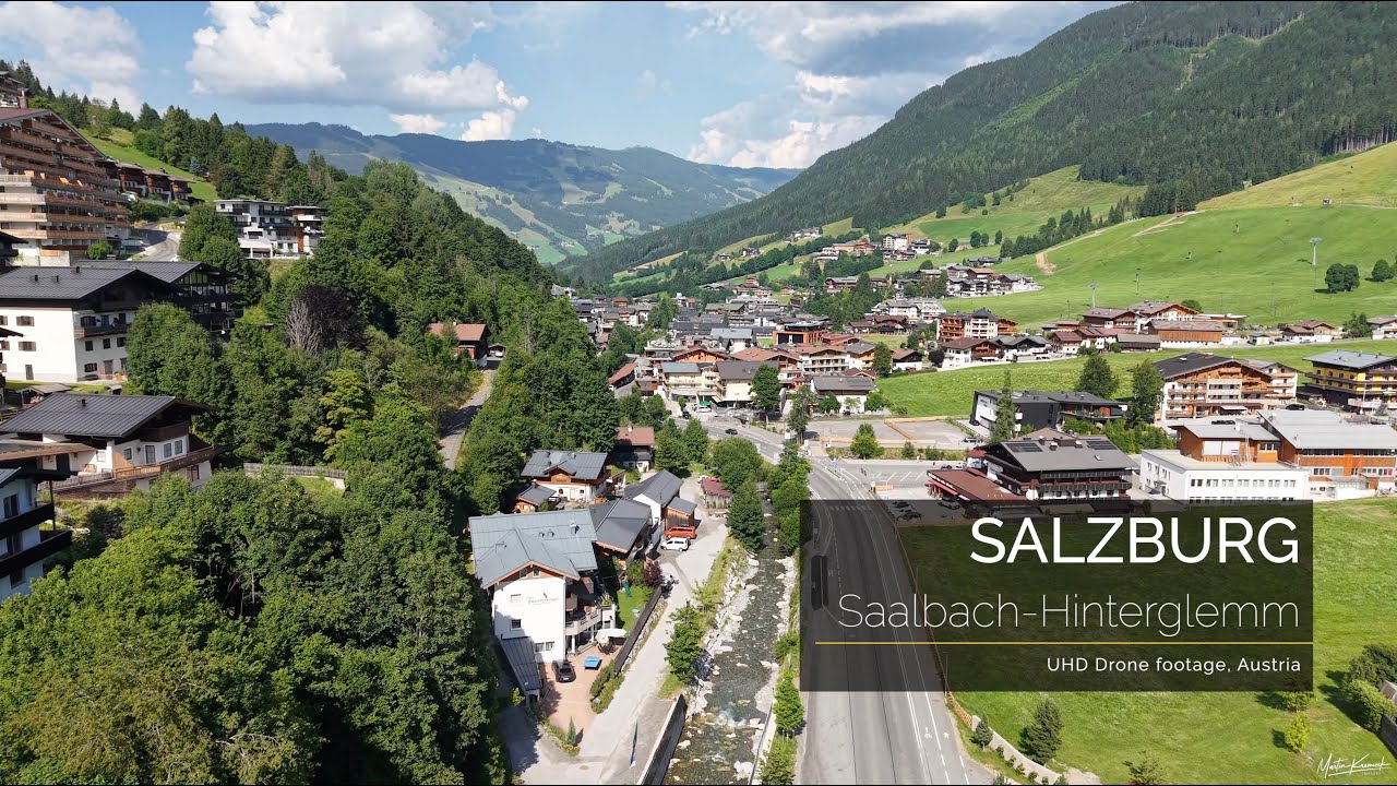 Drone | Austria, Salzburg, Saalbach-Hinteglemm