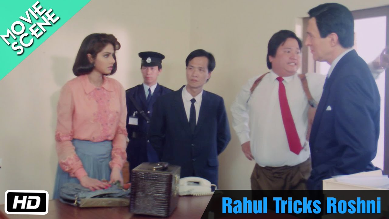 Rahul Tricks Roshni - Movie Scene - Sridevi, Rahul Roy