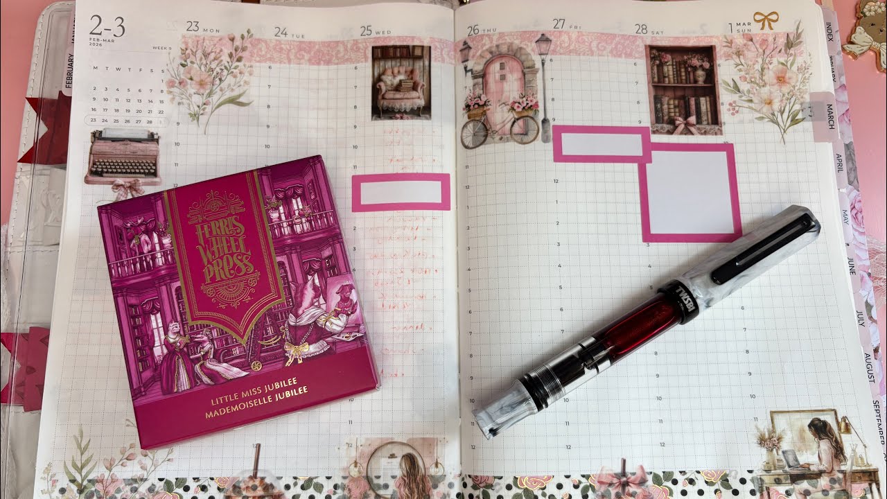 Plan With Me using Roseylifeplanner stickers