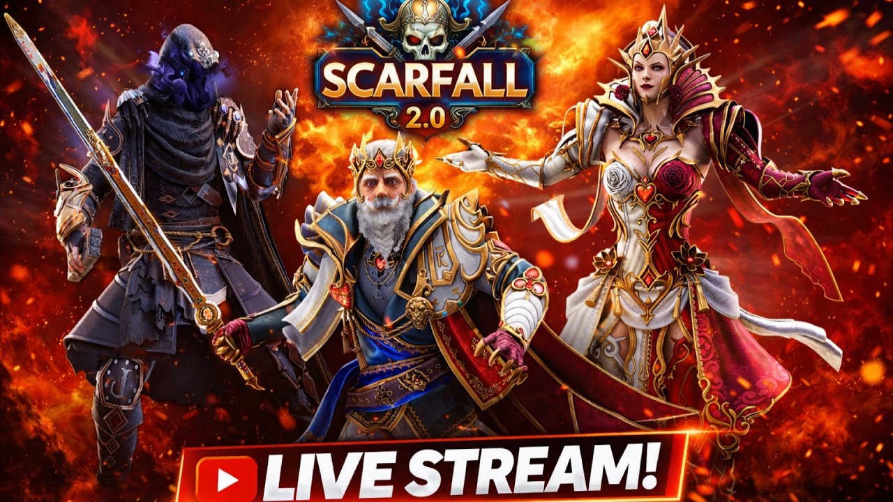 🔥 SCARFALL 2.0 NEW SEASON LIVE | Insane Rank Push || High Kill Gameplay | 2R GAMING
