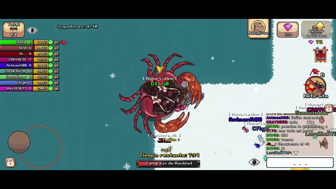 Jugando el XCRAB COOP 🦀 POCKET ANTS 🐜