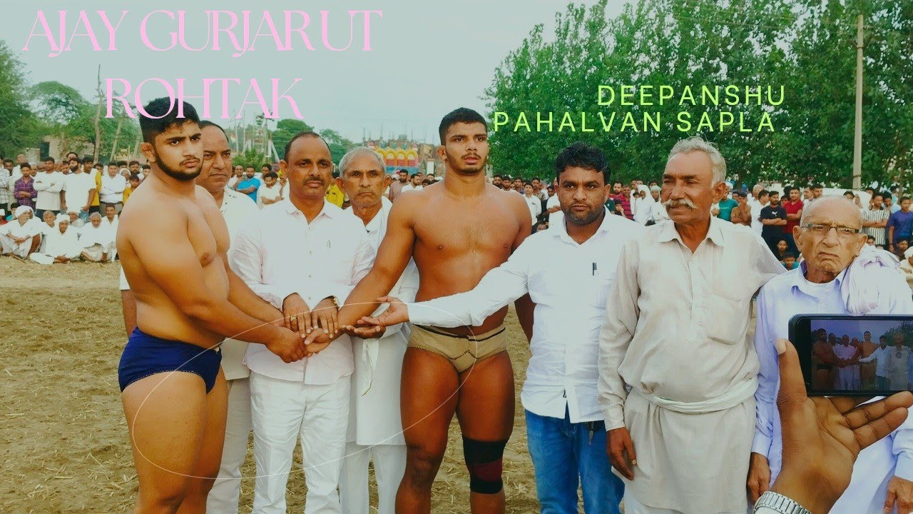 51000 कि पहली कुस्ती 👉AJAY GUJJAR V/S DEEPANSHU PAHALVAN SAPLA  का कांटे का मूकाबला#phklivetv#kusti 