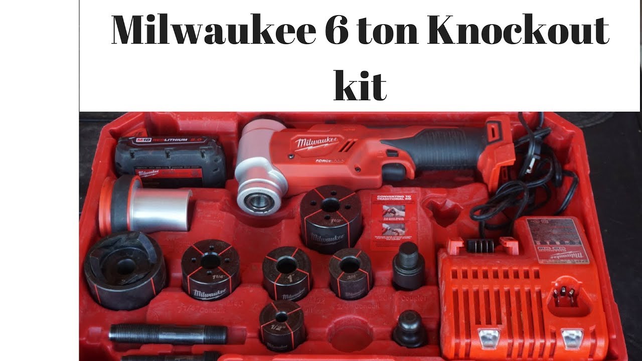 HOW TO USE A MILWAUKEE 6 TON KNOCKOUT KIT