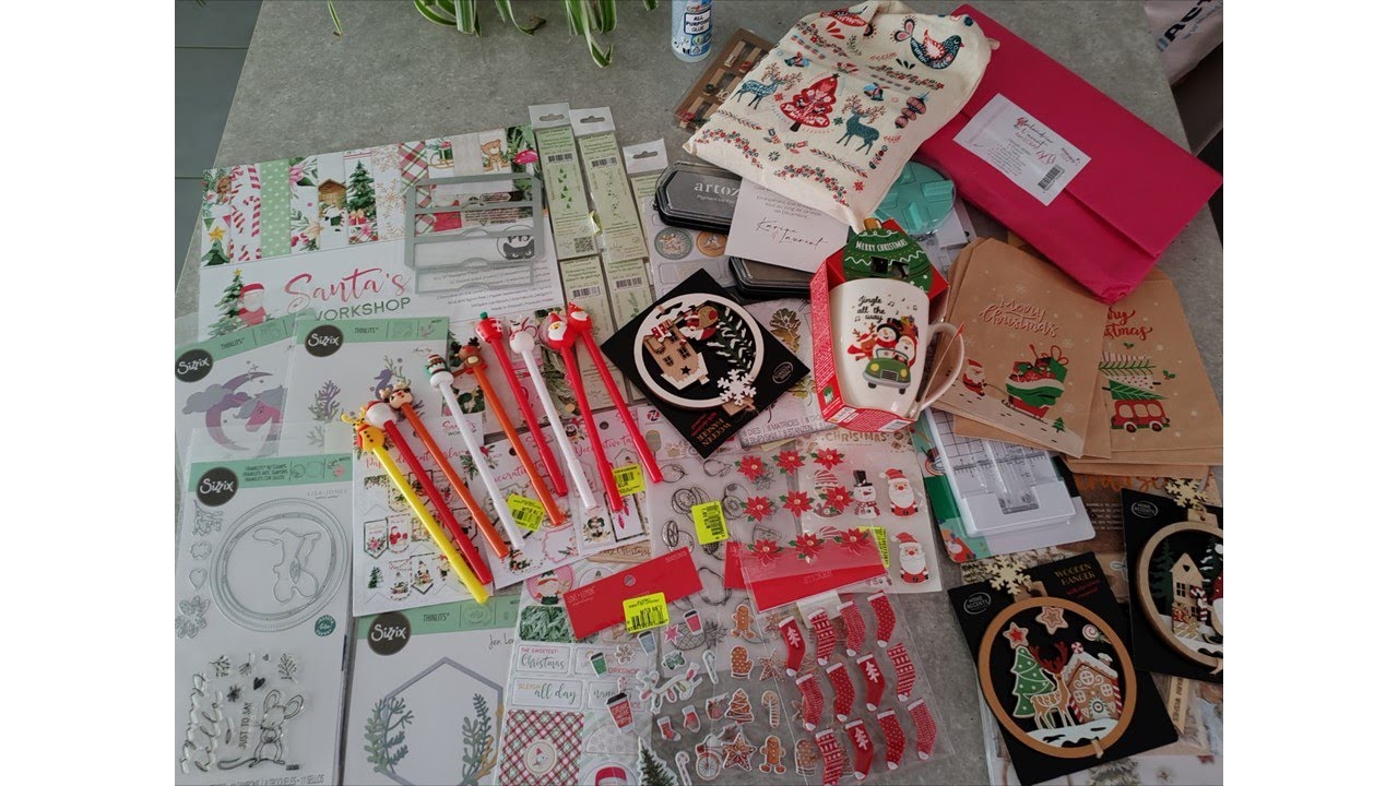 Multis Hauls : 4enScrap, Action, Les Ateliers de Karine, NOZ et Temu