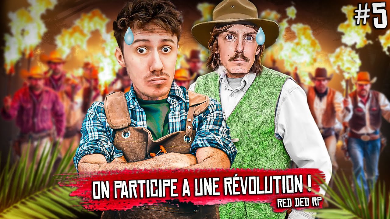 ON PARTICIPE A UNE MANIF ! Feat Emma & LeBourlingueur (Red Dead RP) #5