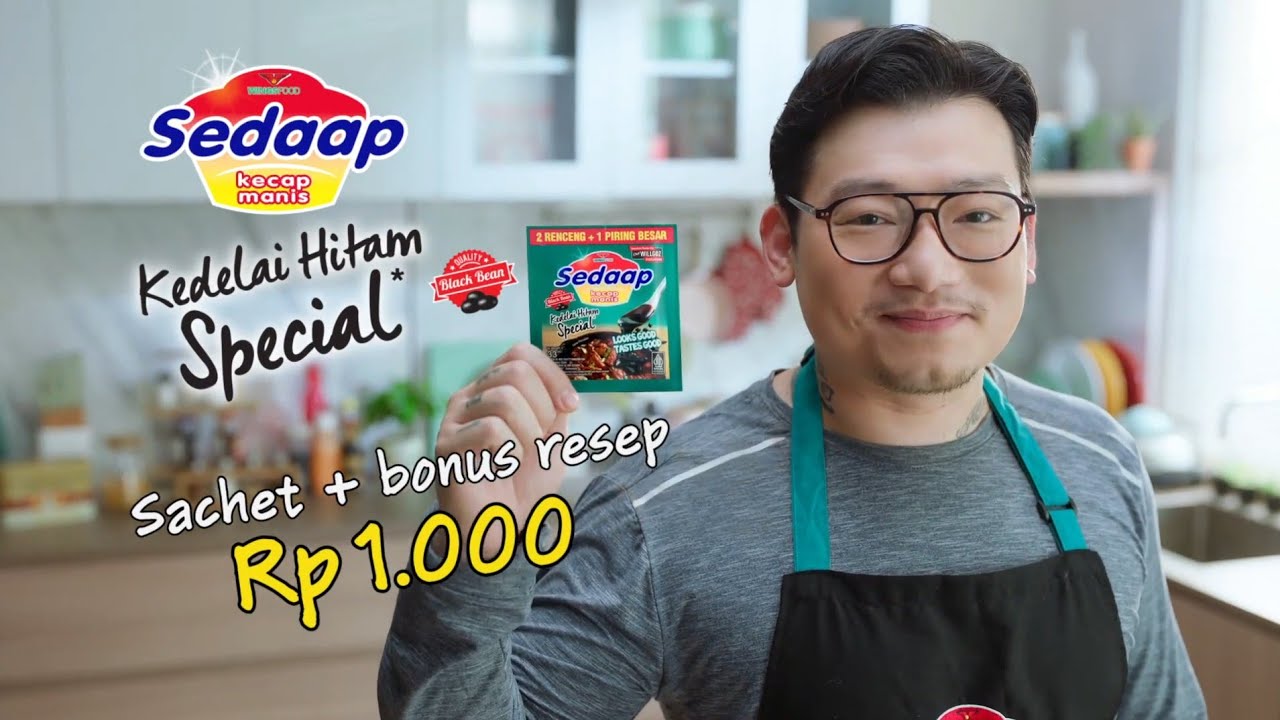 Kecap Sedaap Kedelai Hitam Special Sachet - Cuma Rp 1000,- + Bonus Resep (2023-24)