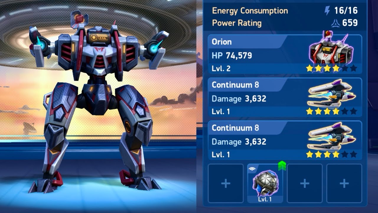 Orion and legendary Continuum 8 | insane combo battle | mech arena