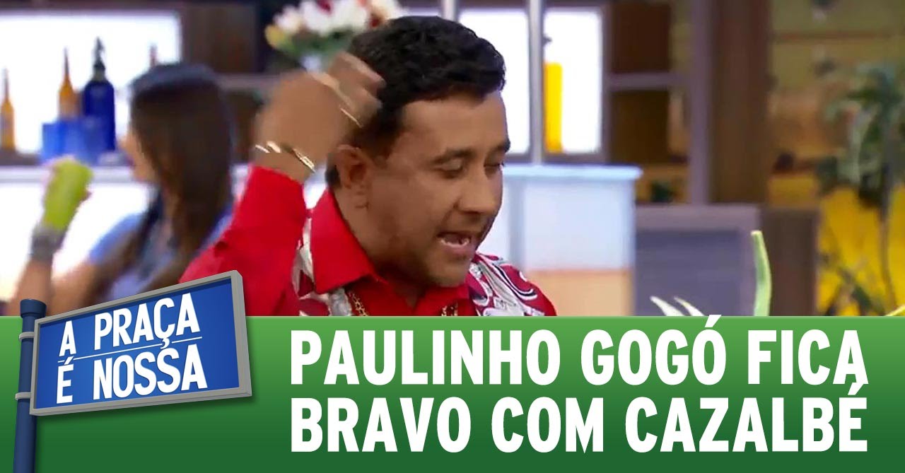 A Praça é Nossa (17/03/16) Paulinho Gogó está bravo com 'Cazalbé'