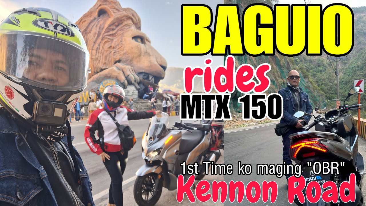 Baguio City Ride via Kennon Road - Subukan ang Performance  ng FKM MTX 150 - w OBR .. smooth rides