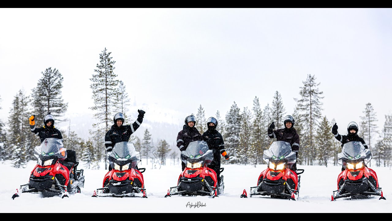 Snowmobile experience in Ruka | Kuusamo | Oulu | Finland | Cinematic Video | Canon