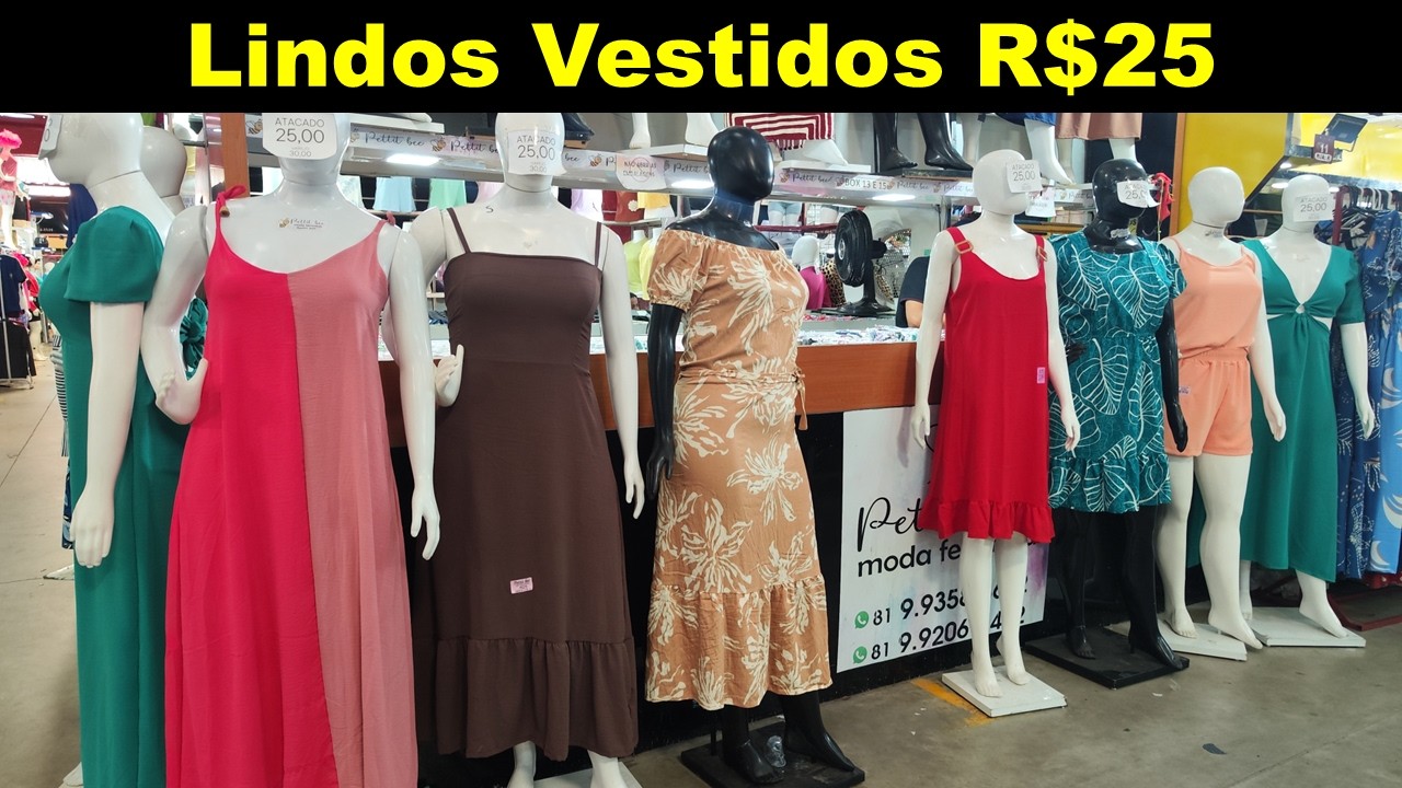 FABRICANTE DE LINDOS VESTIDOS BARATOS EM SANTA CRUZ DO CAPIBARIBE PE