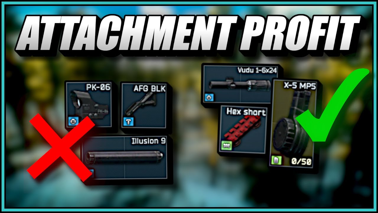 What attachments make you the most roubles - Tarkov PvE (Attachment profit guide)
