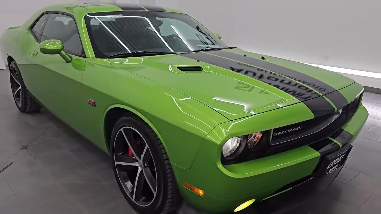 2011 Dodge Challenger SRT8 Green With Envy Used. walk around for sale in Fond Du Lac, Wisconsin,