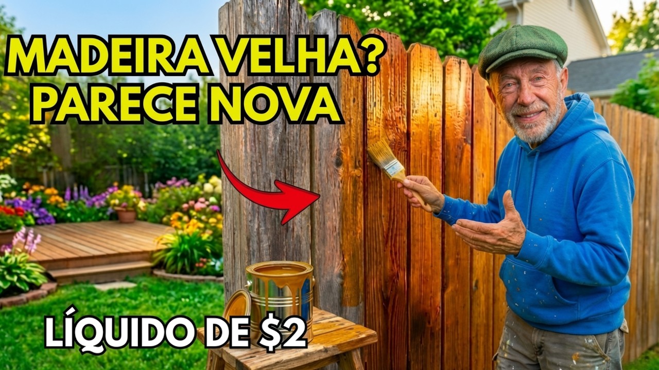 Líquido de $2 que faz QUALQUER madeira parecer NOVA para sempre — ENTERRADO Desde 1939...