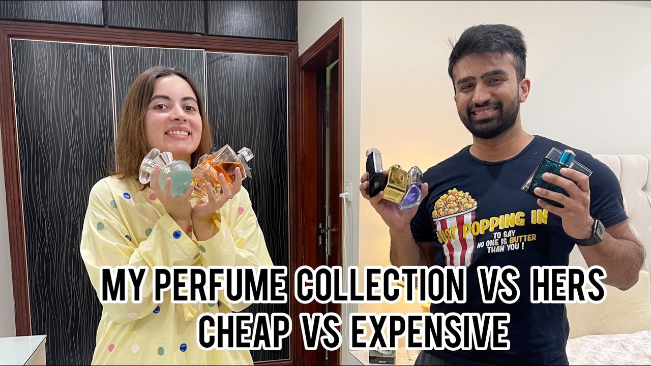 MY PERFUME COLLECTION VS HERS | CHEAP VS EXPENSIVE | VLOG 31
