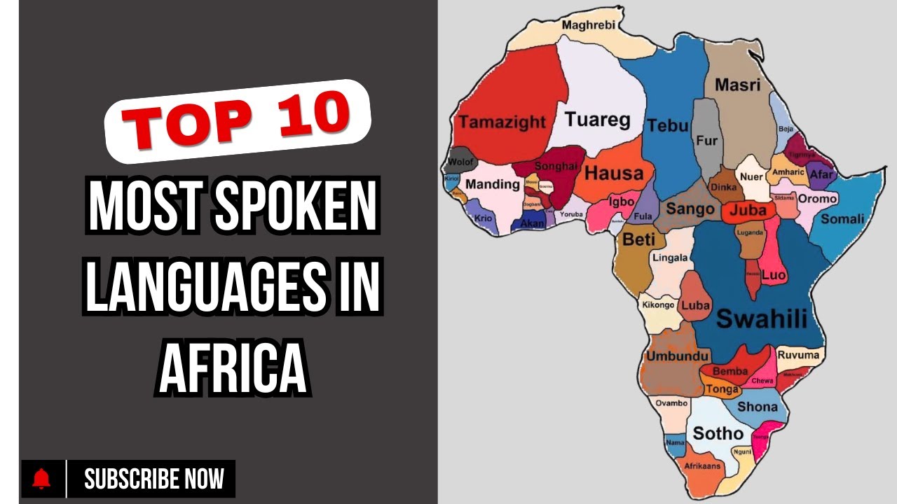 Top 10 Most Spoken Languages in Africa #africa #african #africanlanguages