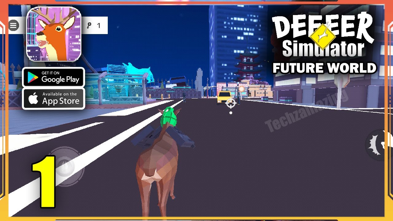 DEEEER Simulator Future World Gameplay Walkthrough (Android, iOS) - Part 1