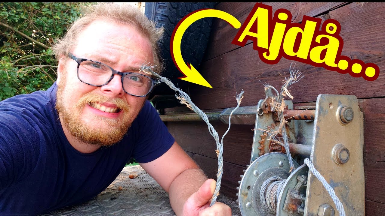 Såhär använder man INTE en vinsch... OBS FARLIGT! ☠️