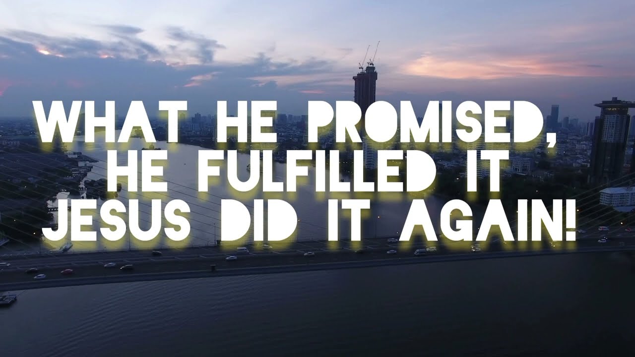 JESUS DID IT AGAIN,