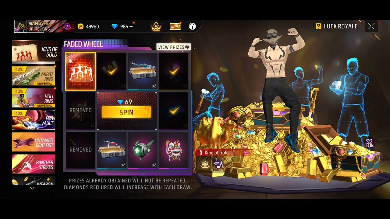 #king of gold remote#one 1000 diamond