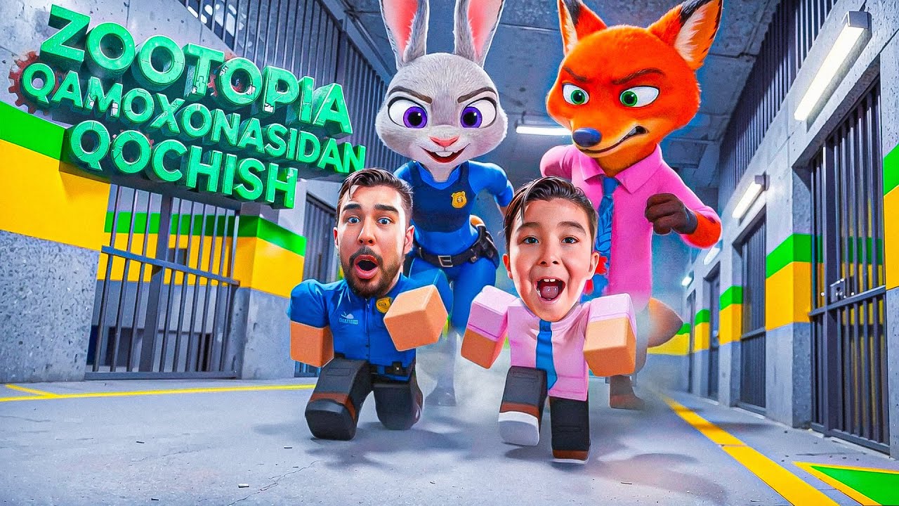 OTA BOLA YANA QAMALDIK. ENDI BU YERDA  SOQCHILAR ZOOTOPIA QAXRAMONLARI