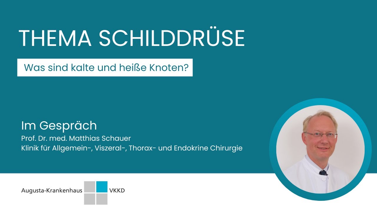 Schilddrüsenprobleme - Was sind kalte und heiße Knoten?