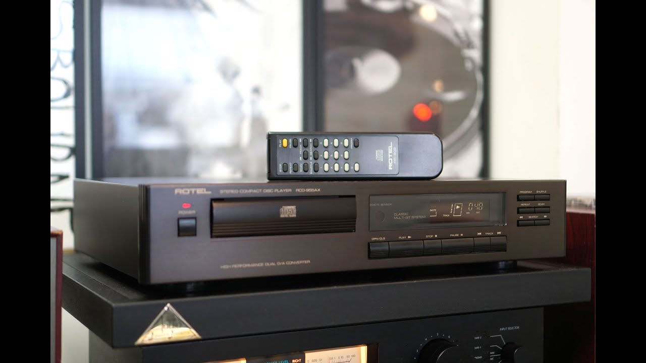 Rotel RCD-955AX Audiophile CD Player with Original Remote & Cables