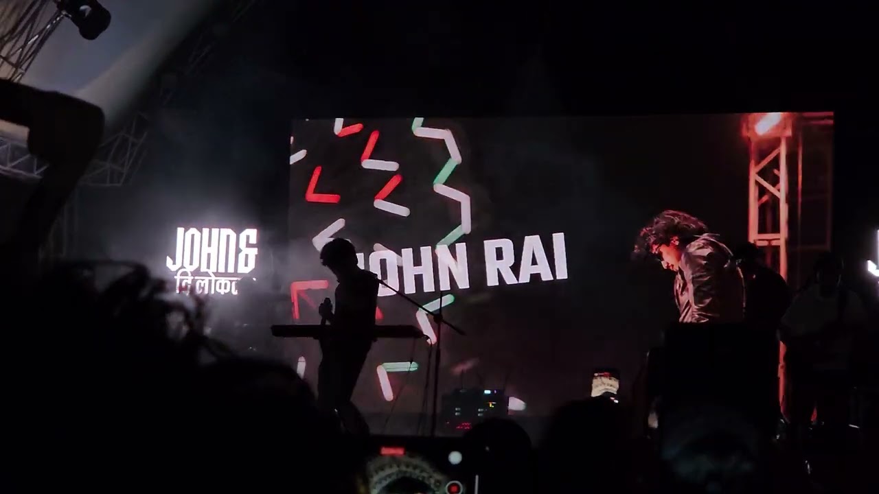 John & the locals- Nihita live performance at Dharan stadium