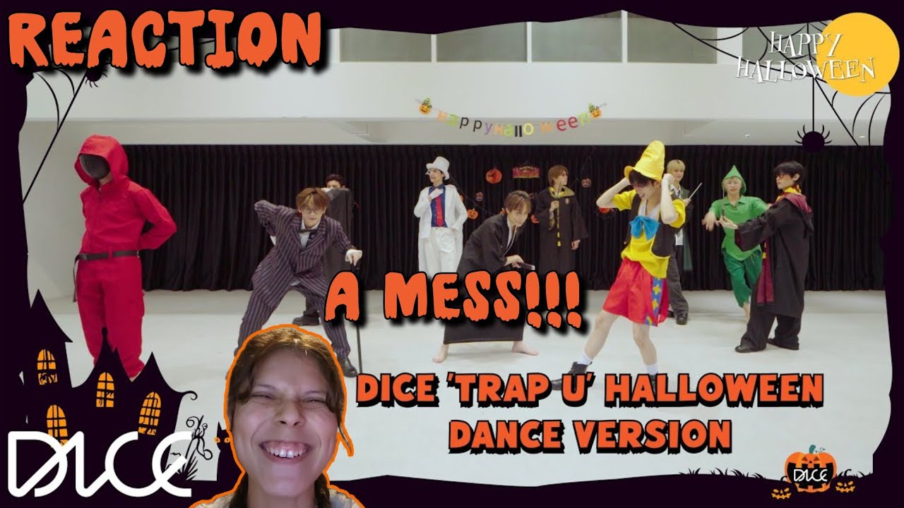 REACTION | DICE - 'TRAP U' Halloween ver. Dance Practice