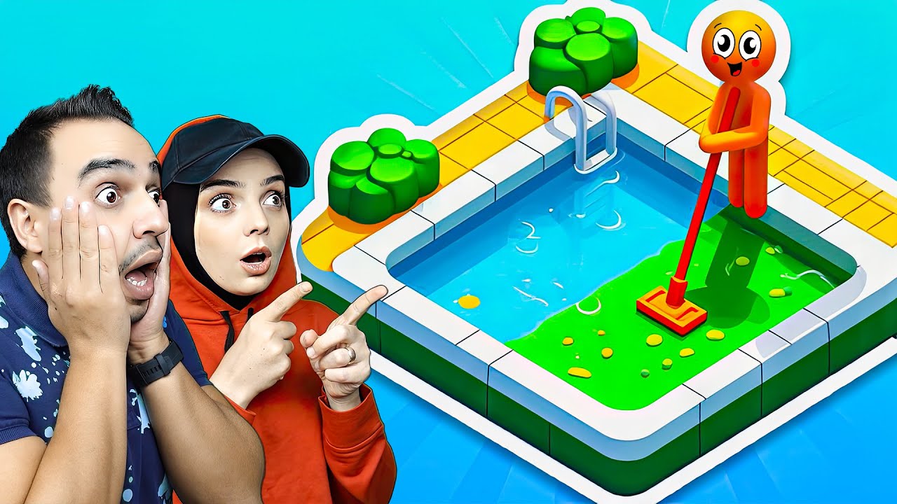 DÜNYANIN EN PİS HAVUZUNU TEMİZLEDİK !! 😱 Pool Cleaner