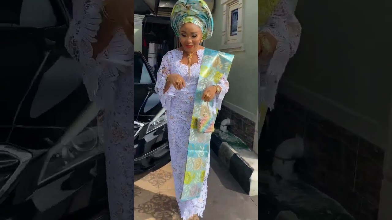 Latest and Trending 2023 Gorgeous Iro and Buba Style #shorts #viralvideo  #iroandbuba #lacestyles