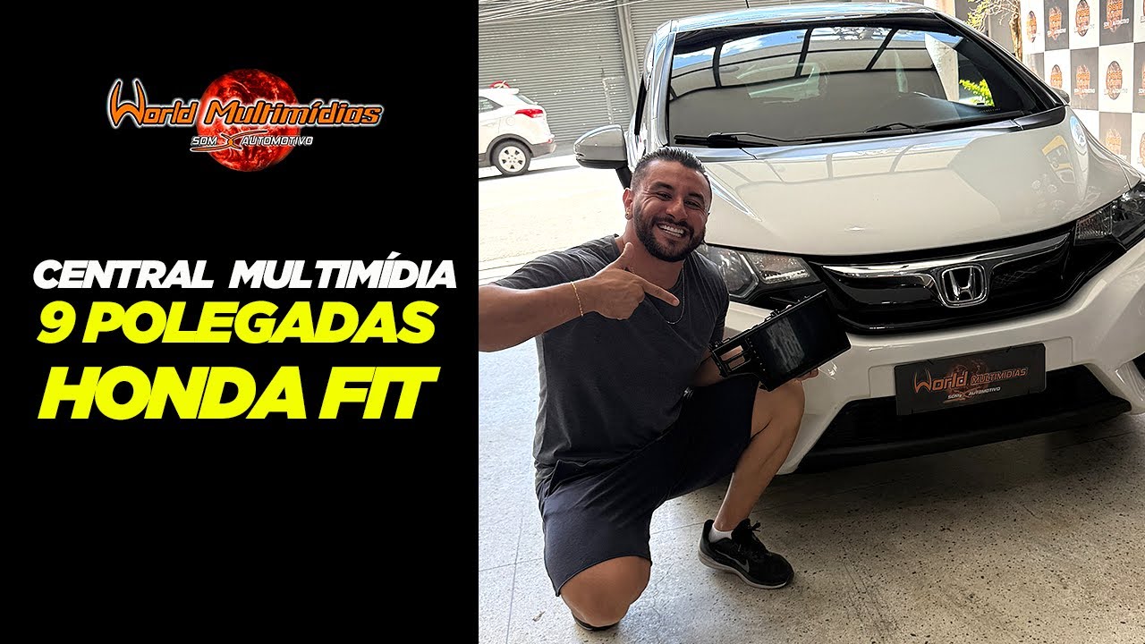 CENTRAL MULTIMÍDIA DE 9 POLEGADAS PARA HONDA FIT  - WORLD MULTIMÍDIAS