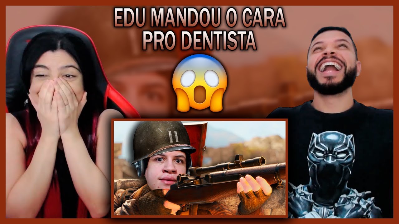 BALAÇO GROSSO! - Sniper Elite 4 | Games EduUu (REACT)