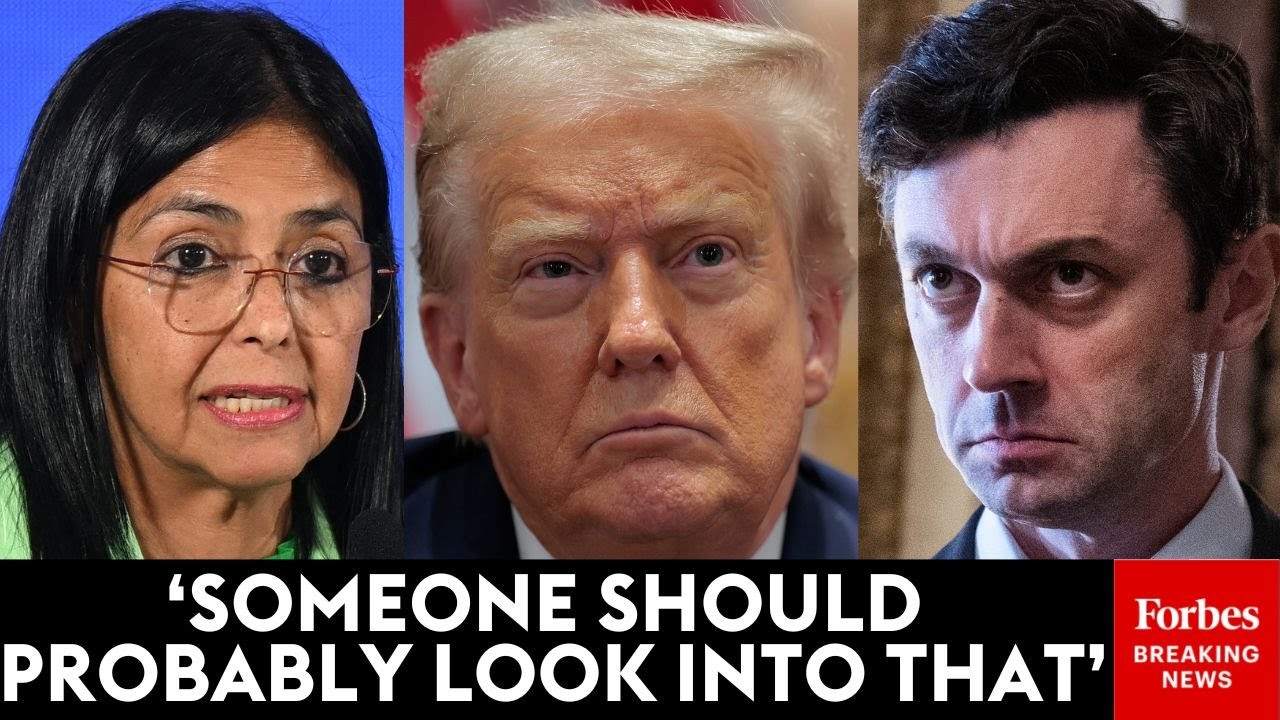 JUST IN: Ossoff Drops Bombshell Accusation Delcy Rodriguez 'Directed' $500K To Trump's Inauguration