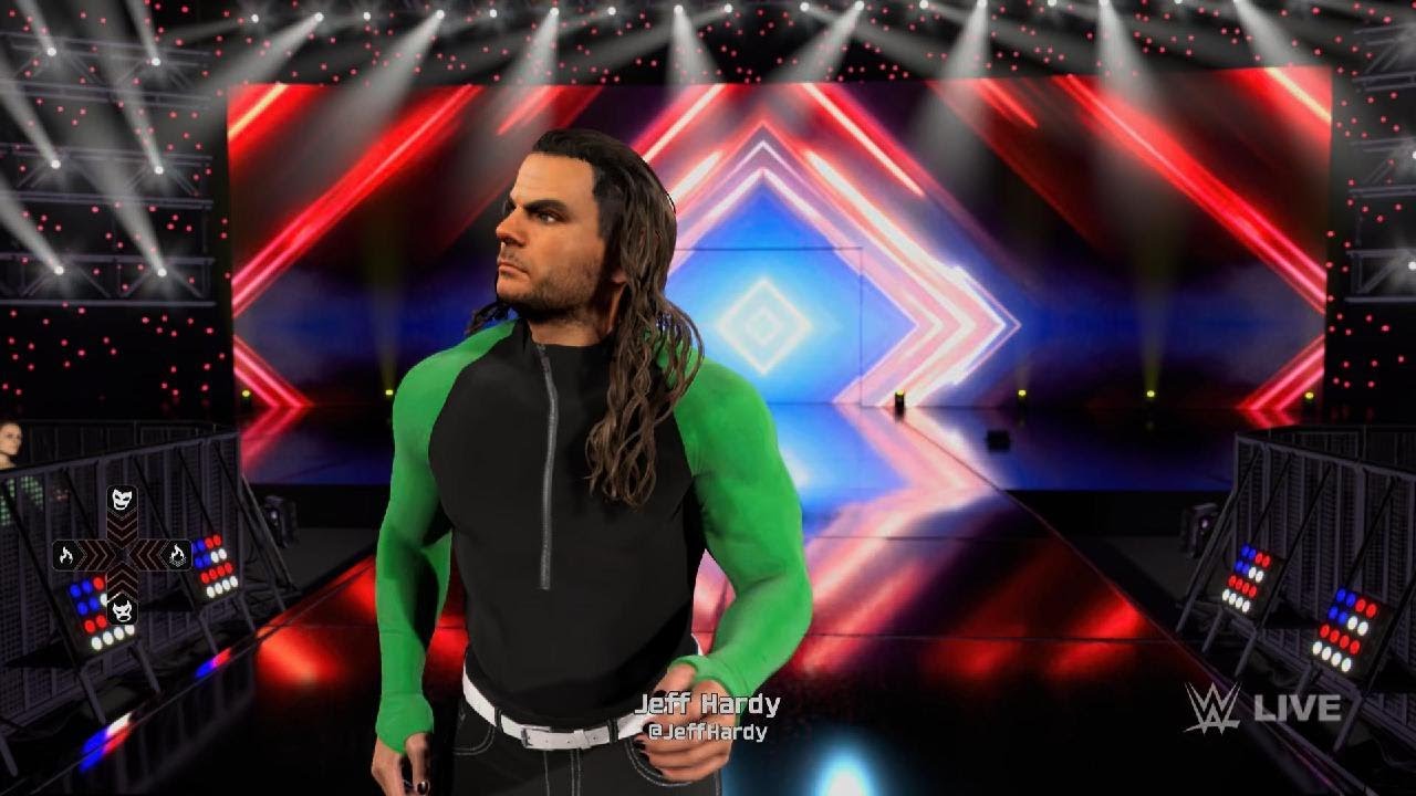 WWE 2K26 Very Early Jeff Hardy WIP