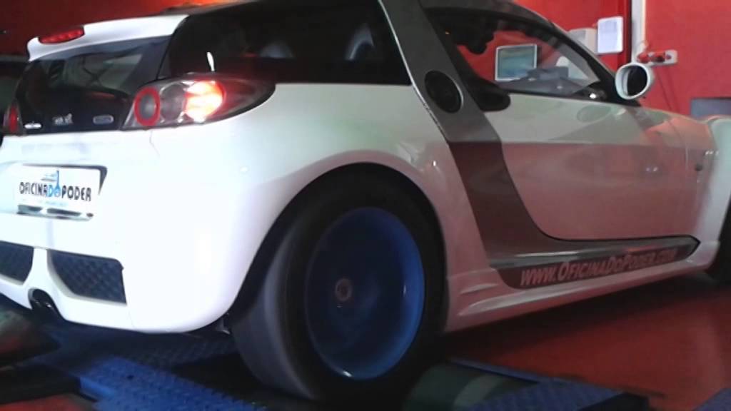 Smart Roadster OficinaDoPoder Stage1 Remap Dyno Test [95.5hp;156nm]