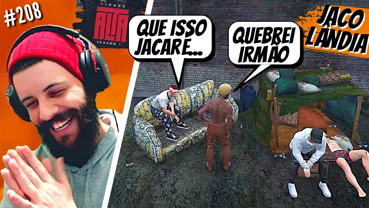 JACARÉ VIROU MENDIGO E CR4KUD0! DEFANTE FOI AO RESGATE | CDA #208