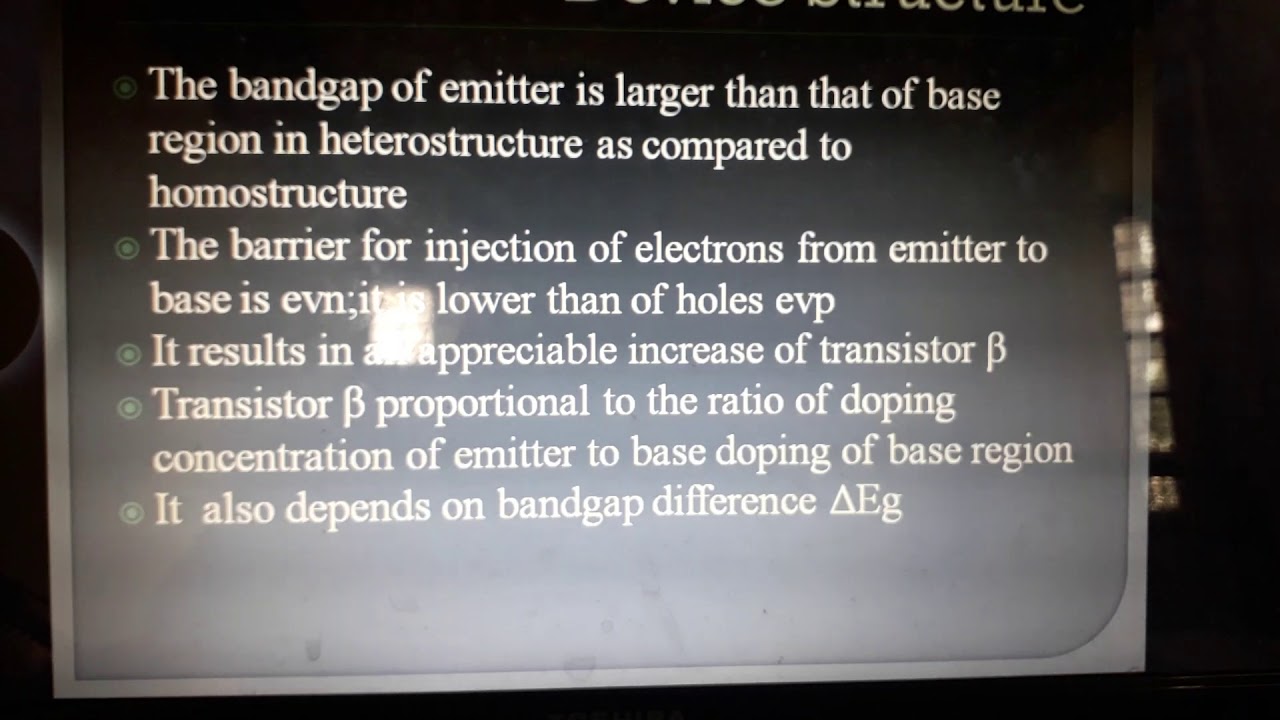 Heterojunction bipolar transistor
