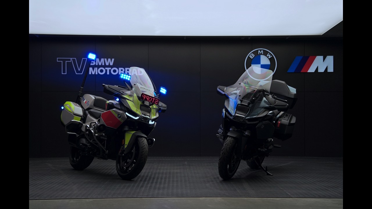 R 1300 RT-P, czyli policyjna wersja popularnego turystyka. BMW Motorrad TV.