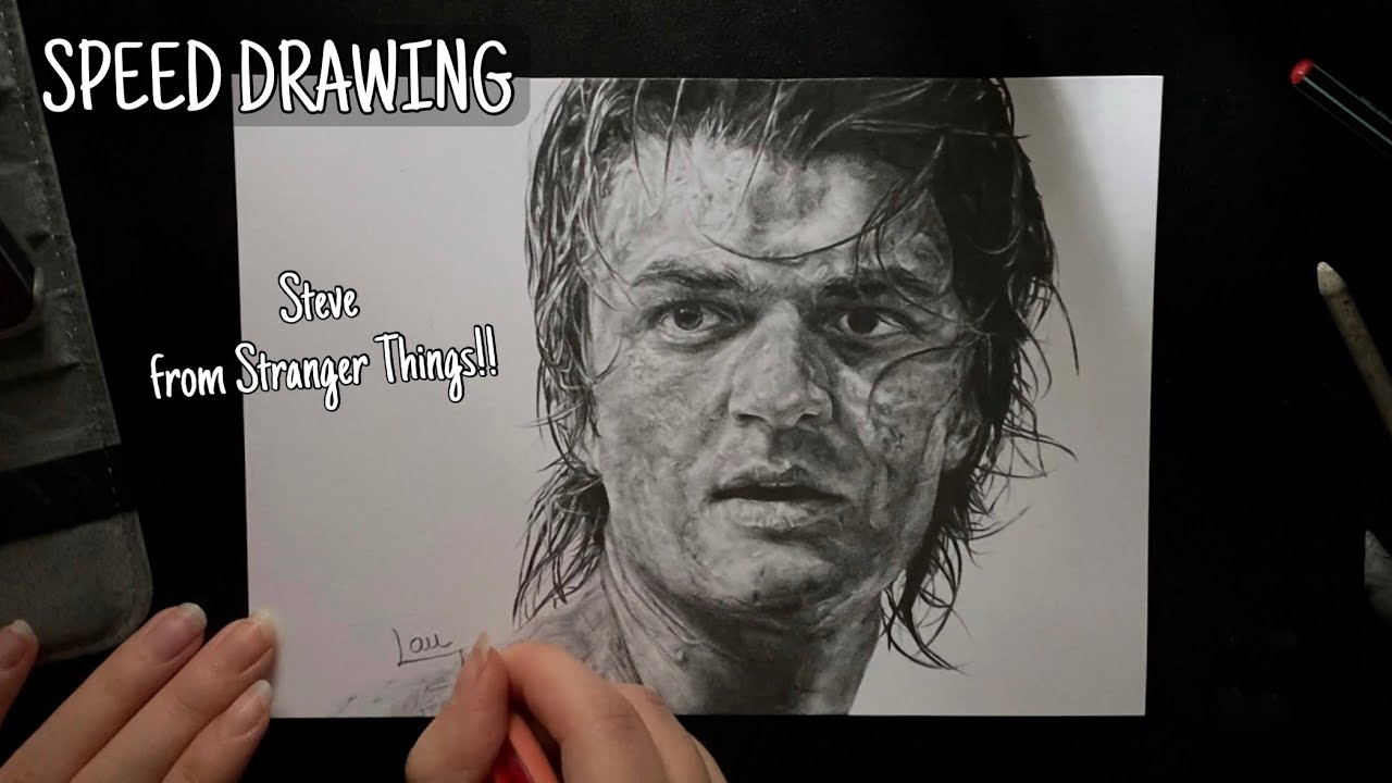 SPEED DRAWING | Steve Harrington from Stranger Things 🍦