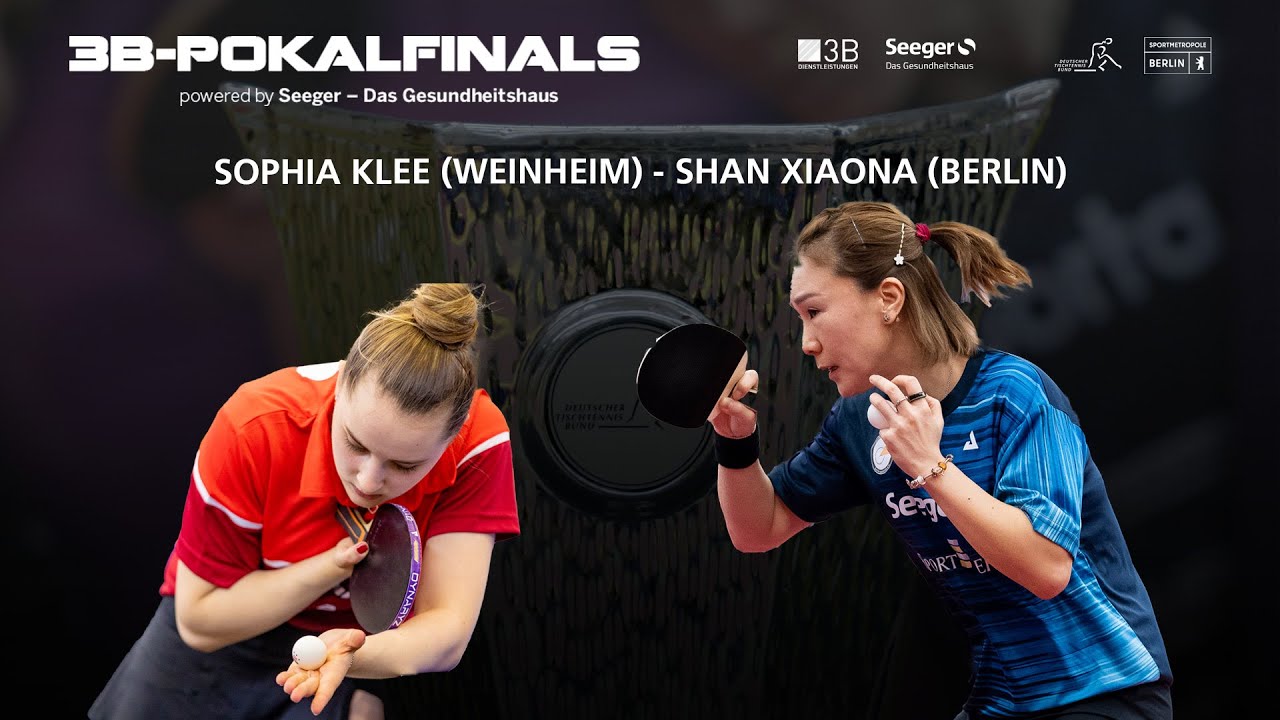 Sophia Klee - Shan Xiaona I 3B-Pokalfinals Gruppe 2023 ttc berlin eastside - TTC Weinheim