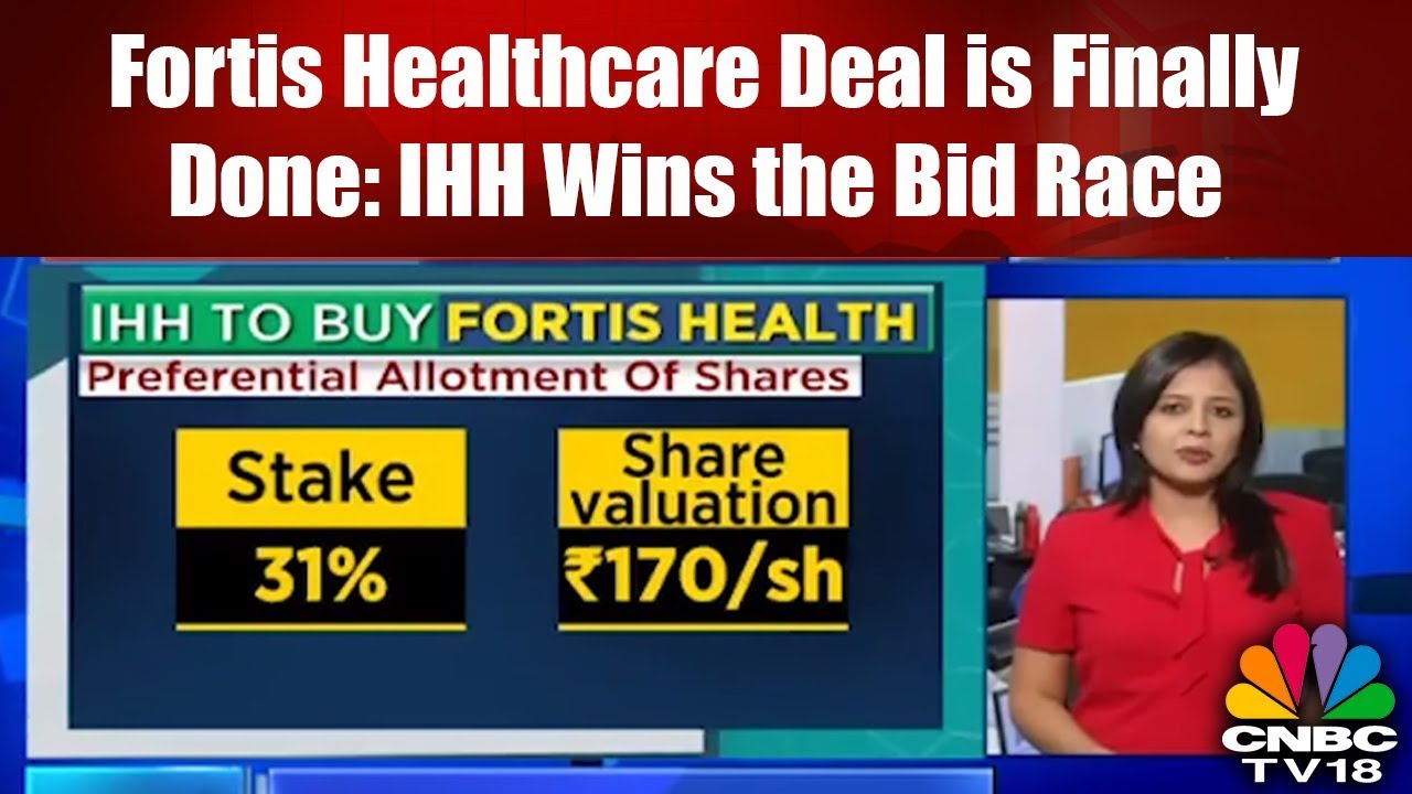 Fortis Healthcare Deal is Finally Done: IHH Wins the Bid Race | CNBC TV18