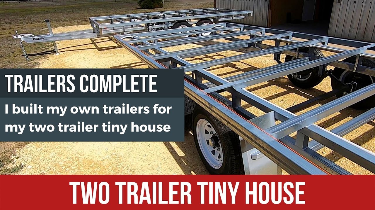 Ep. 04 - I built my own tiny house trailers - Tiny House Build Update