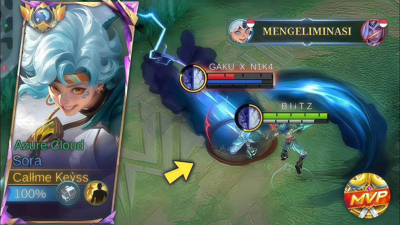 SAKING TAKUTNYA SAMA SORA ! MUSUH SAMPAI PICK VALENTINA CUMA BUAT NGECOUNTER SORA DI EXP | SORA MLBB