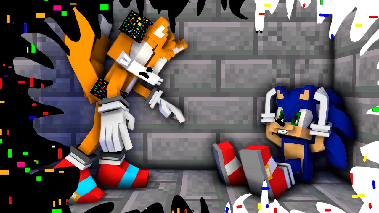 Sonic And Amy and Tails - The Wheel of Fortune Good Ending | FNF Minecraft Animation