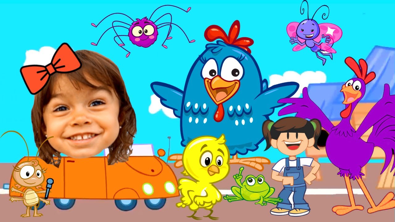 GALINHA PINTADINHA EM FUI MORAR NUMA CASINHA com LIZ E SUA TURMINHA