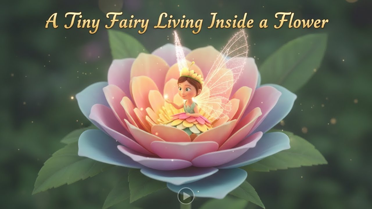 A Tiny Fairy Living Inside a Flower